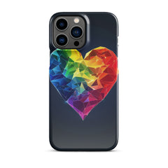 Ranbow Heart Snap case for iPhone