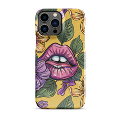 Vibrant Lips Snap case for iPhone