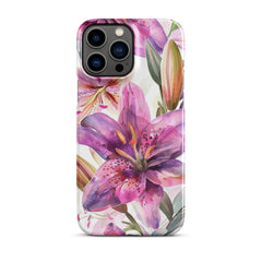 Watercolor Lily Snap case for iPhone