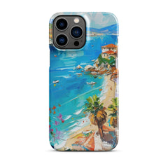 Mediterranean Beach Snap case for iPhone