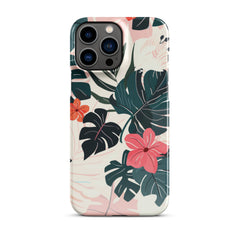 Flower leaves Snap case for iPhone