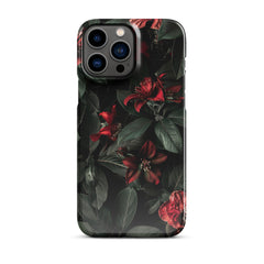 Floral Dark Snap case for iPhone