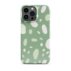 Sprinkle Green Snap case for iPhone