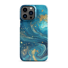 Turquoise Swirl  Snap case for iPhone