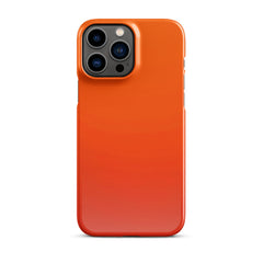 Orange Snap case for iPhone