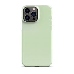 Light Green Snap case for iPhone