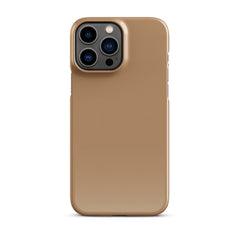 Brown Snap case for iPhone