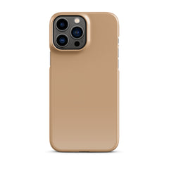 Light Brown Snap case for iPhone