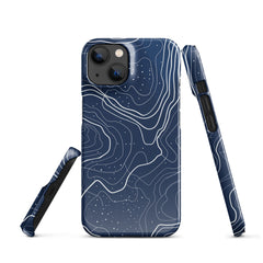 Blue Art Snap case for iPhone