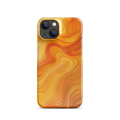 Abstract Yellow Snap Phone  case for iPhone