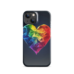 Ranbow Heart Snap case for iPhone