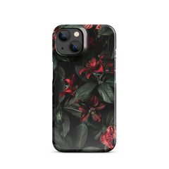 Floral Dark Snap case for iPhone