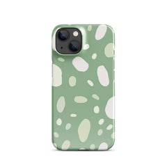 Sprinkle Green Snap case for iPhone