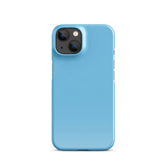 Aqua Blue Snap case for iPhone