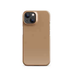 Brown Snap case for iPhone