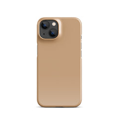 Light Brown Snap case for iPhone