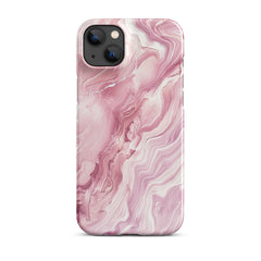 Pink Marble Snap case for iPhone