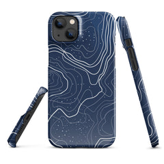 Blue Art Snap case for iPhone