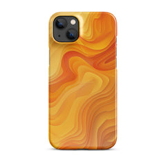 Abstract Yellow Snap Phone  case for iPhone