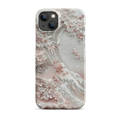 Great Wave White Snap case for iPhone