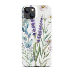 Lavender Snap case for iPhone