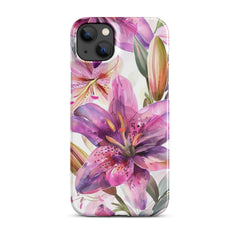 Watercolor Lily Snap case for iPhone