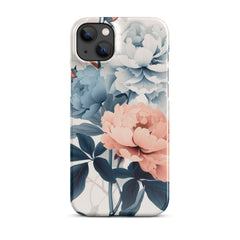 Tricolor Flowers Snap case for iPhone