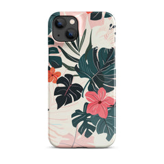 Flower leaves Snap case for iPhone