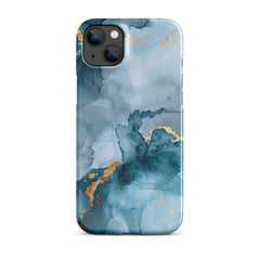 Blue Gold Snap case for iPhone