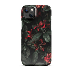 Floral Dark Snap case for iPhone