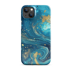 Turquoise Swirl  Snap case for iPhone