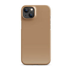 Brown Snap case for iPhone