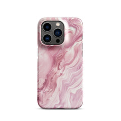 Pink Marble Snap case for iPhone