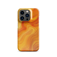 Abstract Yellow Snap Phone  case for iPhone