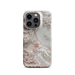 Great Wave White Snap case for iPhone