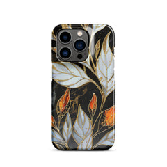 Stained Galss Leaves Snap case for iPhone