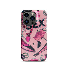 Pink Love Snap case for iPhone