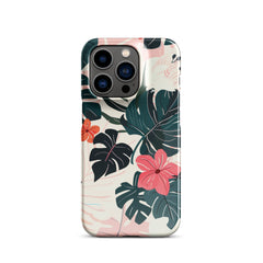 Flower leaves Snap case for iPhone