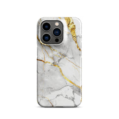 White Marble Snap case for iPhone