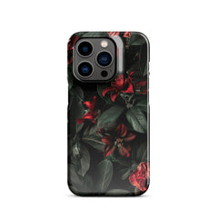 Floral Dark Snap case for iPhone