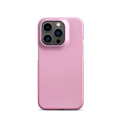 Pink Snap case for iPhone