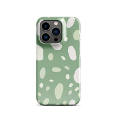 Sprinkle Green Snap case for iPhone