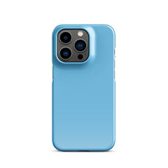 Aqua Blue Snap case for iPhone