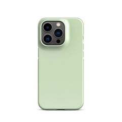 Light Green Snap case for iPhone