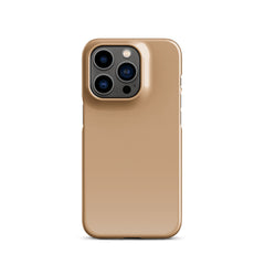 Light Brown Snap case for iPhone