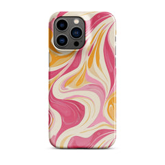 Yellow & Pink Snap Phone  case for iPhone