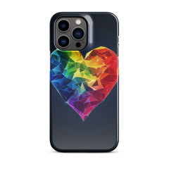 Ranbow Heart Snap case for iPhone