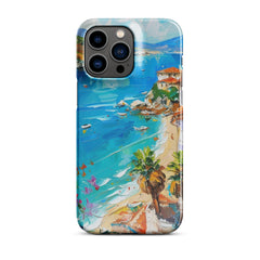 Mediterranean Beach Snap case for iPhone