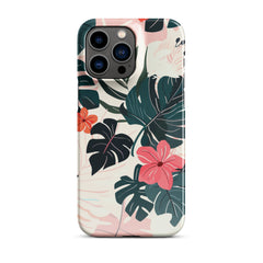 Flower leaves Snap case for iPhone