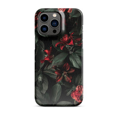 Floral Dark Snap case for iPhone